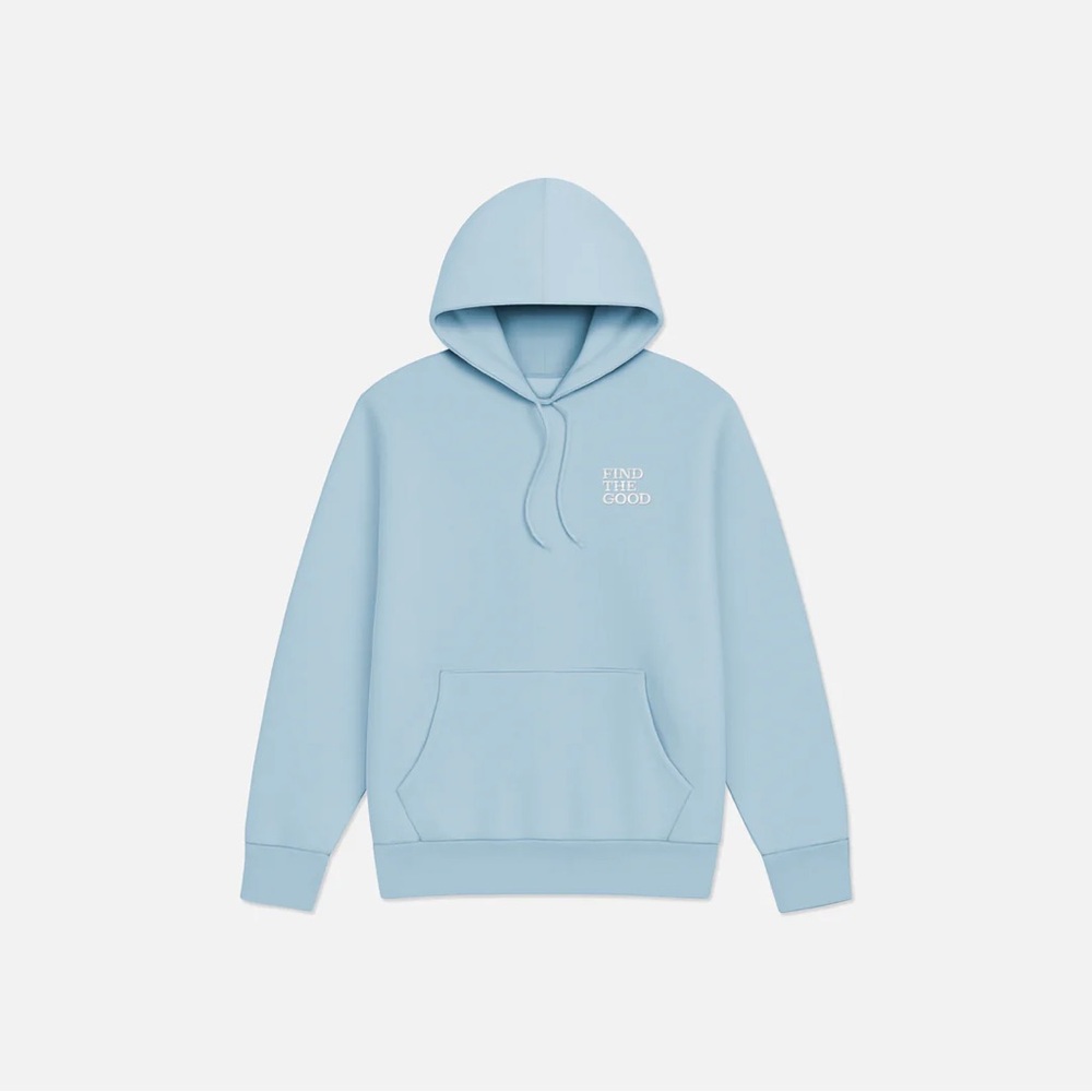 Light Blue Find The Good Hoodie